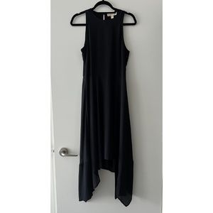 Michael Kors sleeveless black midi dress - Size 8